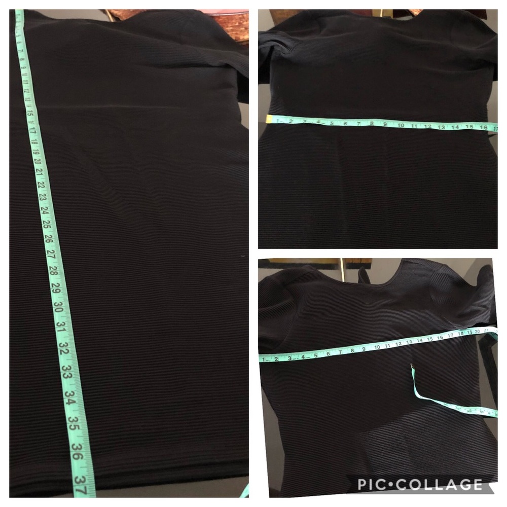 NWT Express Ribbed Sheath tie back dress - Picture 7 of 7